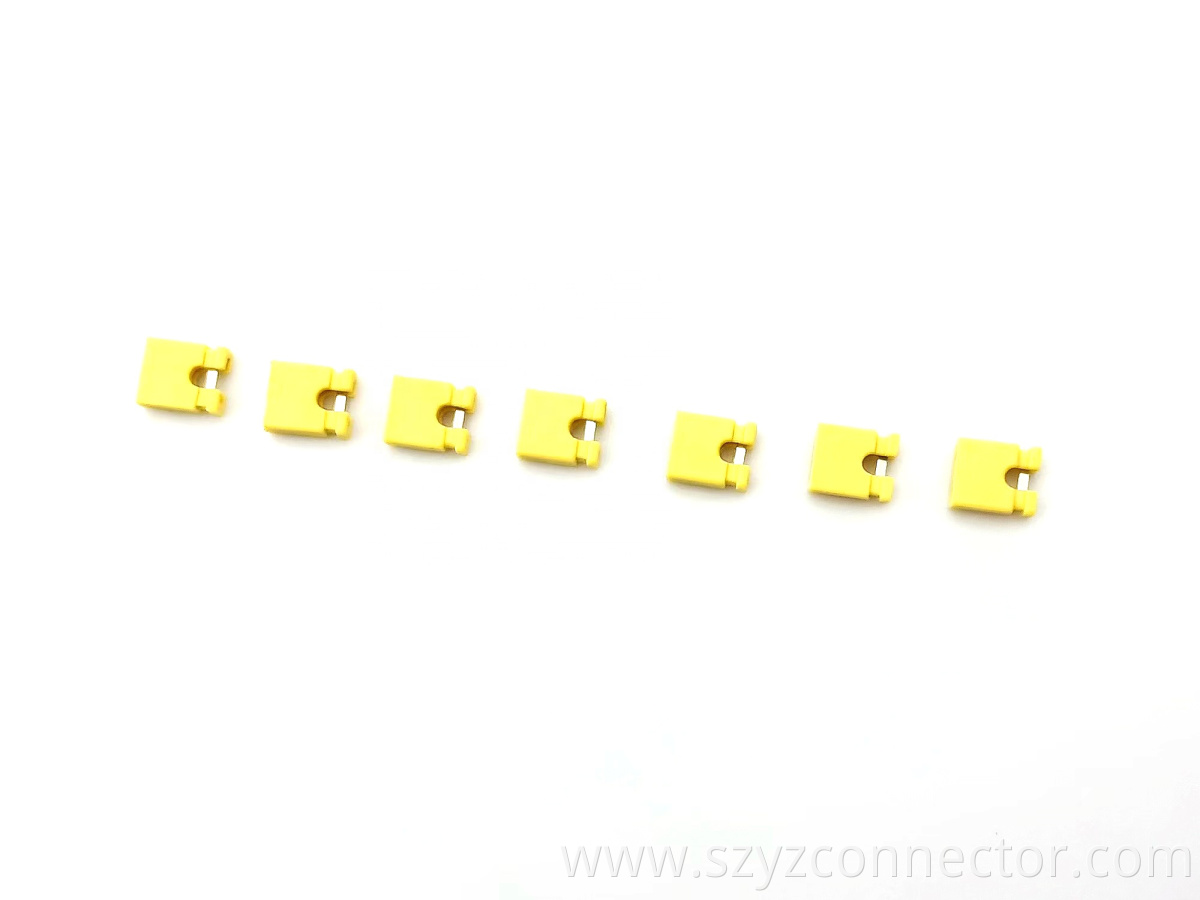 2.54mm Pitch Mini Jumper H:6.0 1x2P Yellow 2.54mm Pitch Mini Jumper H:6.0 1x2P Yellow